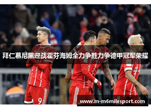 拜仁慕尼黑迎战霍芬海姆全力争胜力争德甲冠军荣耀